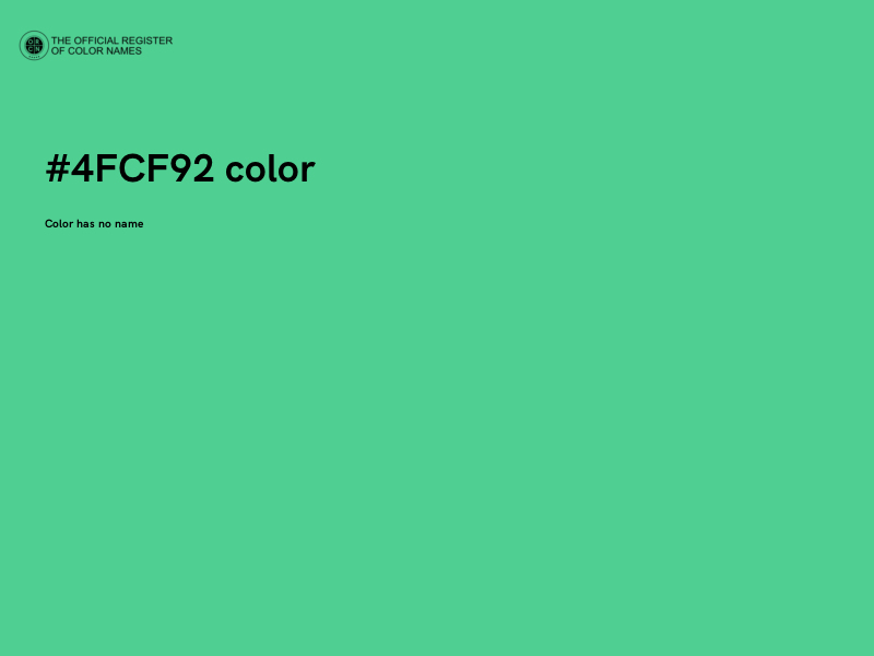 #4FCF92 color image