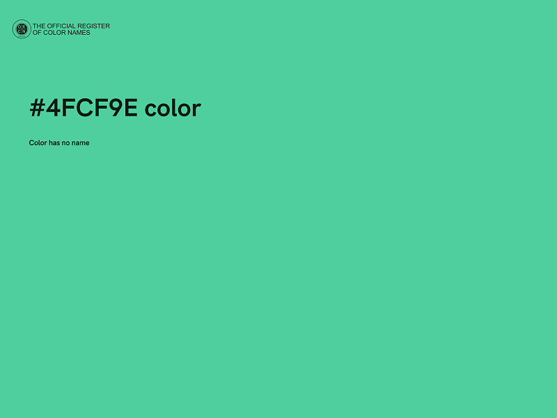 #4FCF9E color image