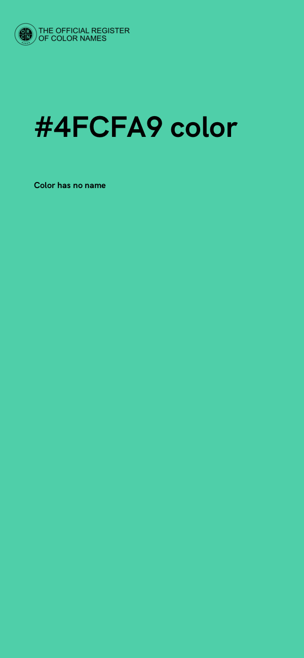 #4FCFA9 color image