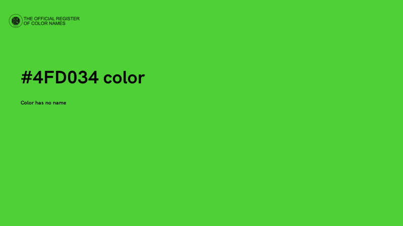 #4FD034 color image