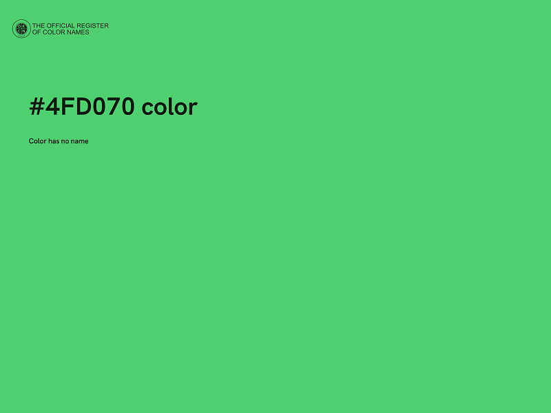 #4FD070 color image