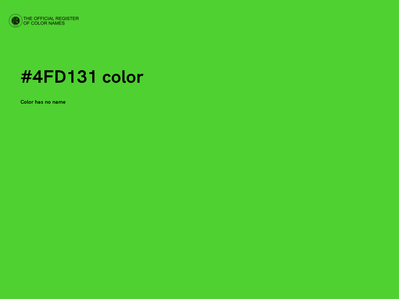 #4FD131 color image