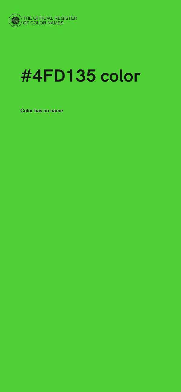 #4FD135 color image