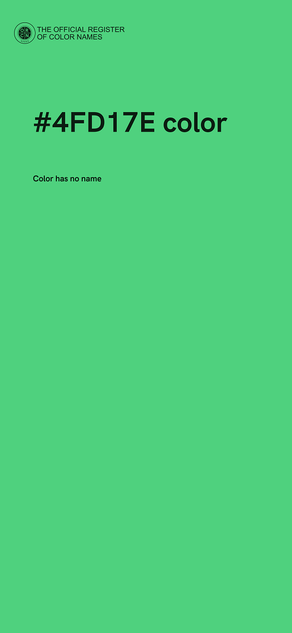 #4FD17E color image
