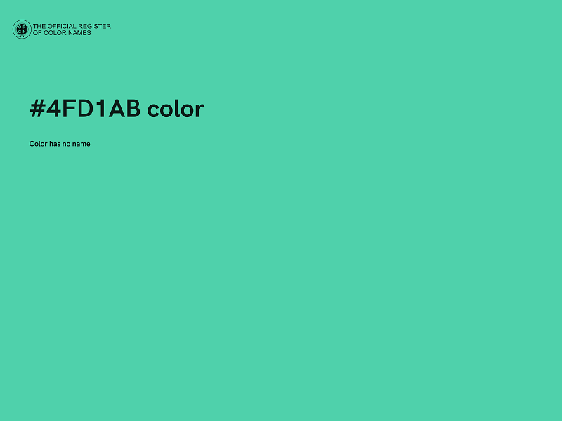 #4FD1AB color image