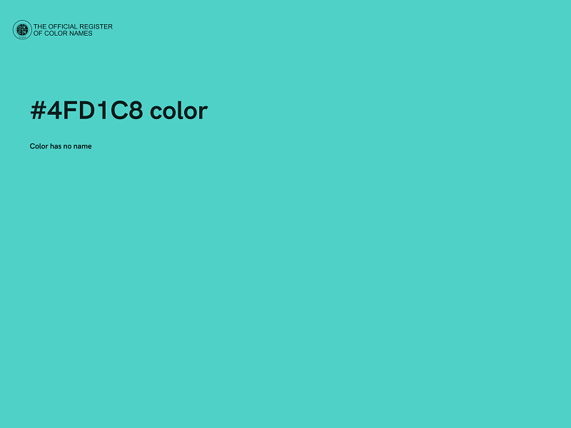 #4FD1C8 color image