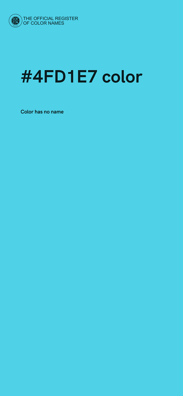 #4FD1E7 color image