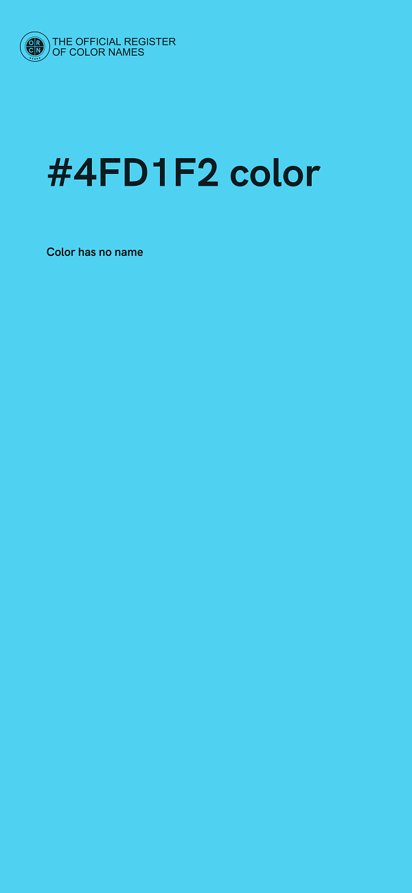 #4FD1F2 color image