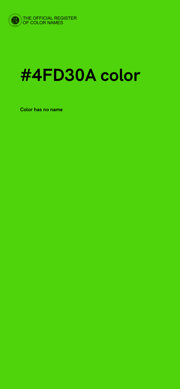 #4FD30A color image