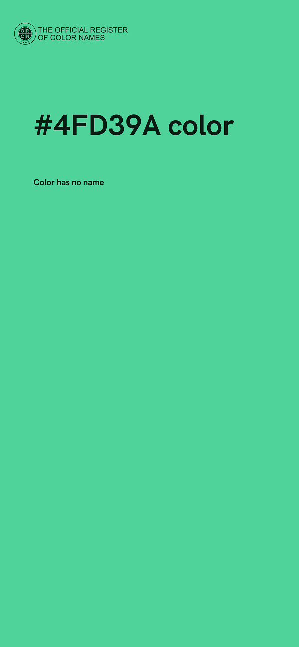 #4FD39A color image