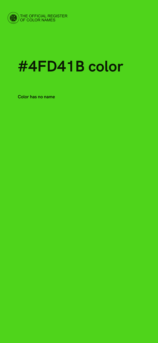#4FD41B color image