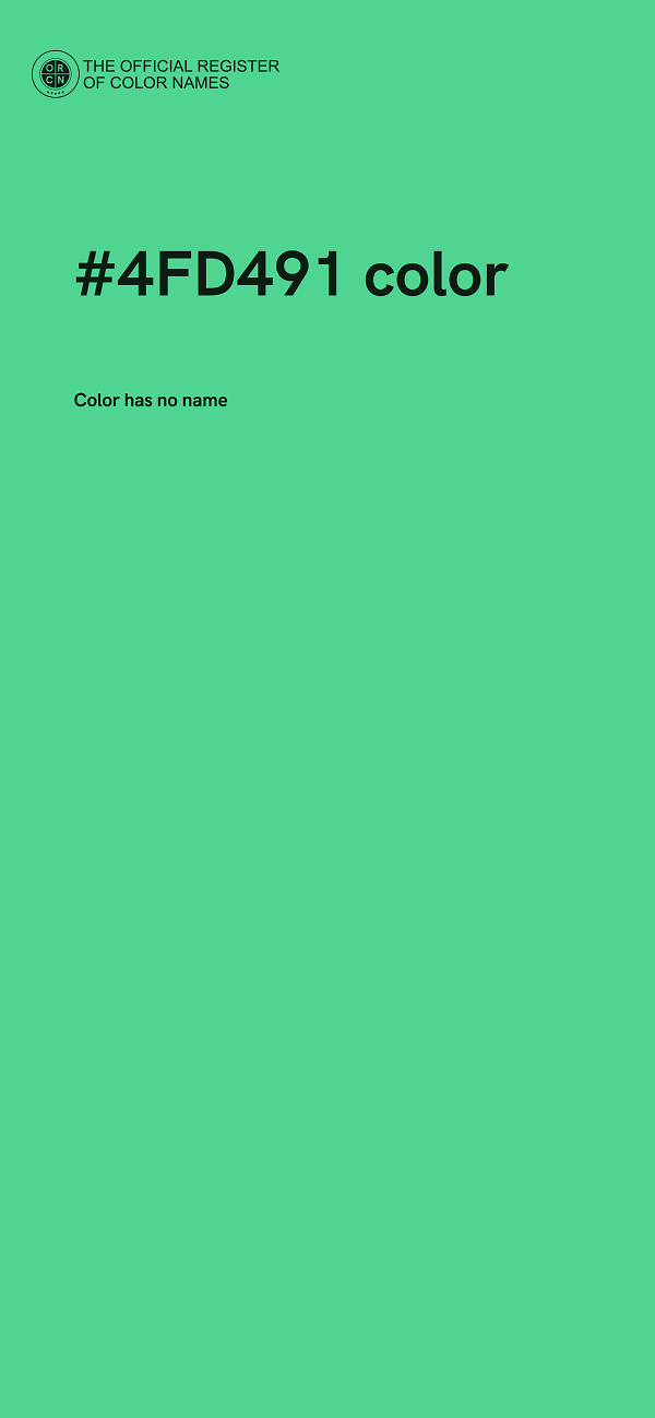 #4FD491 color image