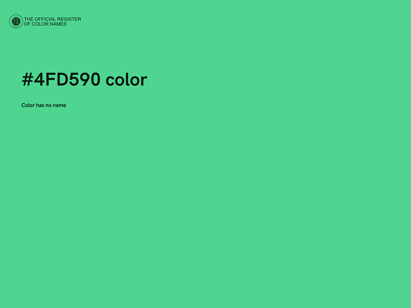 #4FD590 color image