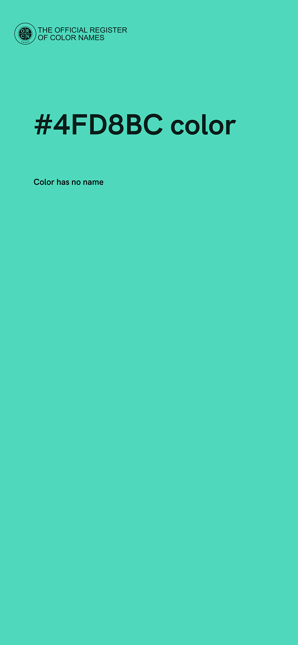 #4FD8BC color image