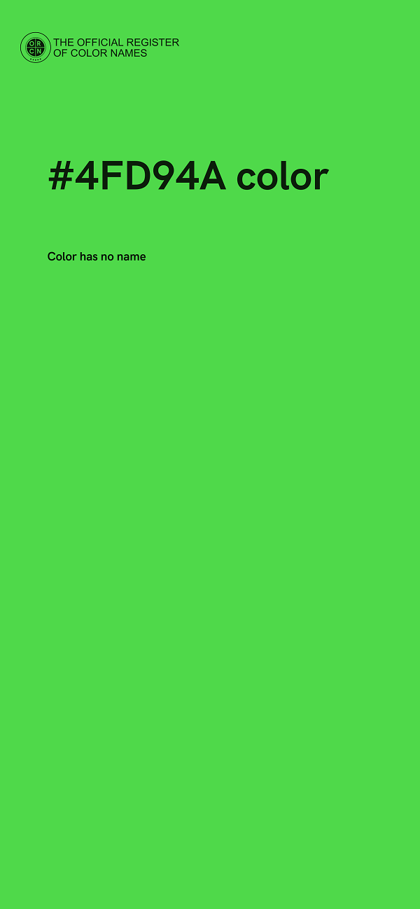 #4FD94A color image