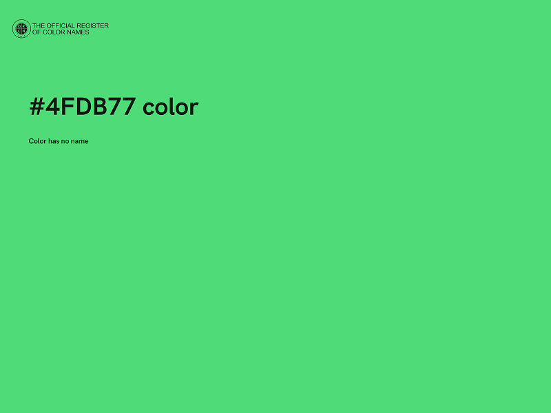 #4FDB77 color image