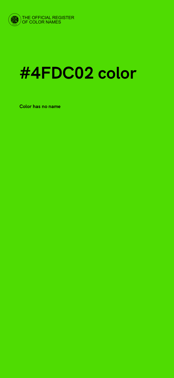 #4FDC02 color image
