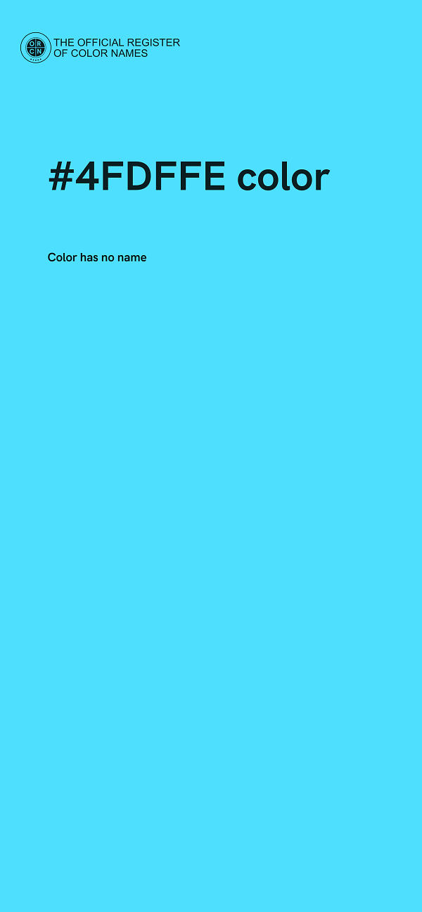 #4FDFFE color image