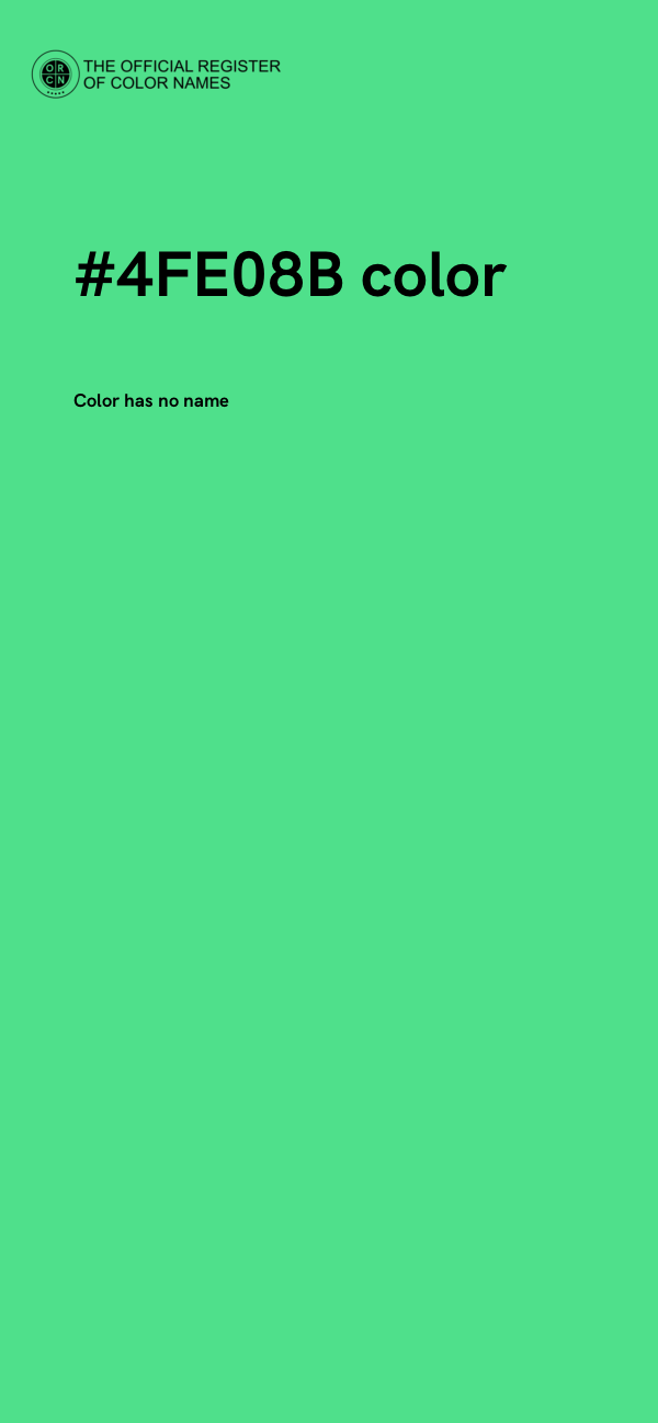 #4FE08B color image