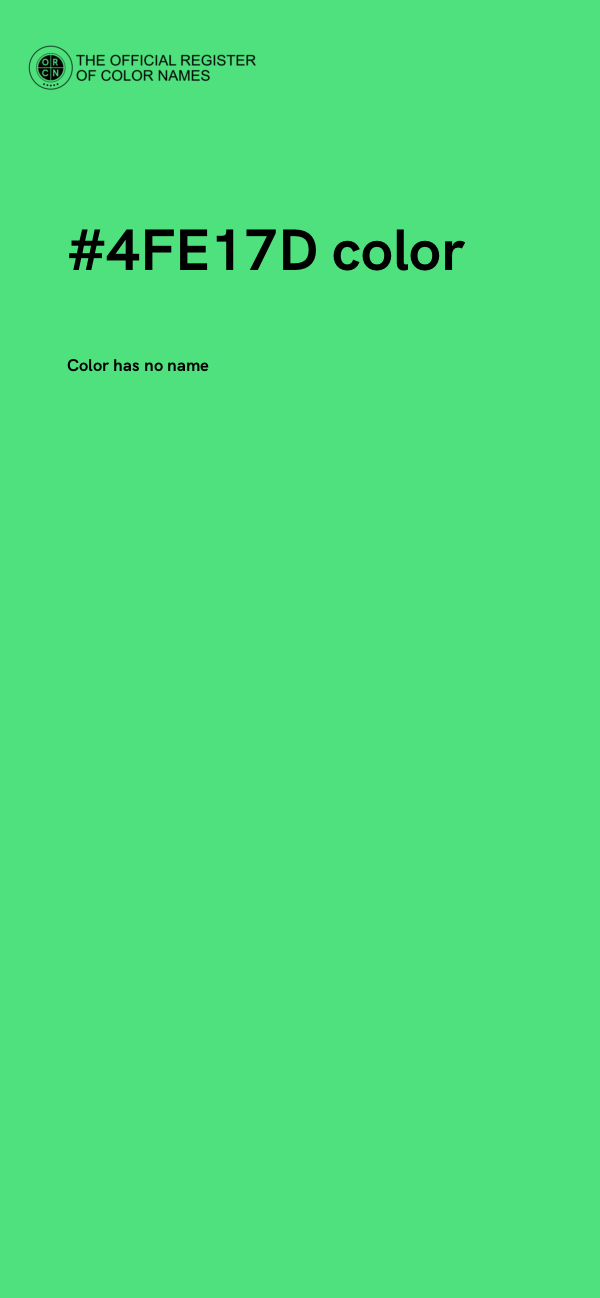#4FE17D color image