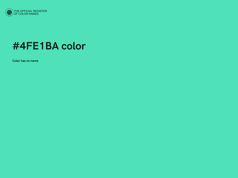 #4FE1BA color image