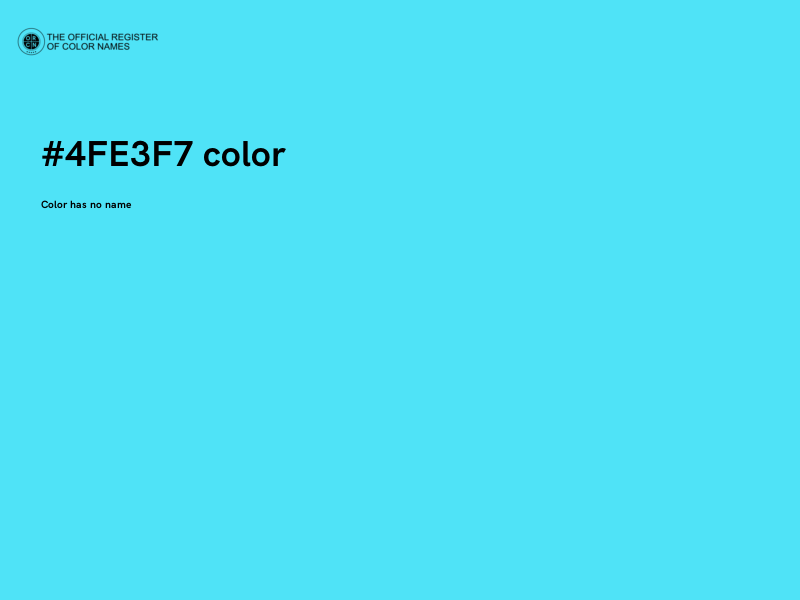 #4FE3F7 color image