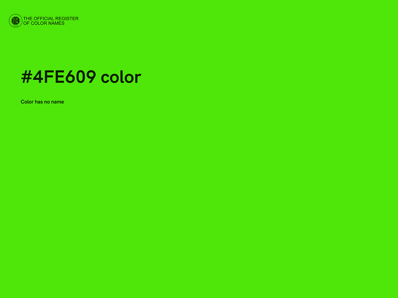 #4FE609 color image