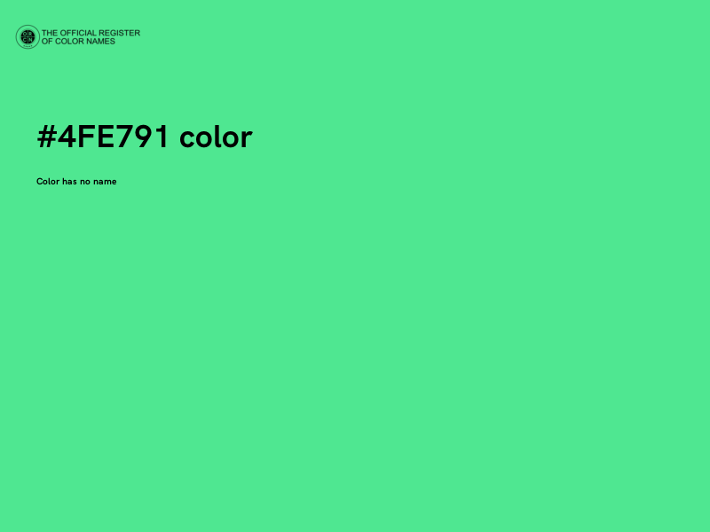 #4FE791 color image