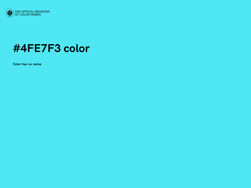 #4FE7F3 color image
