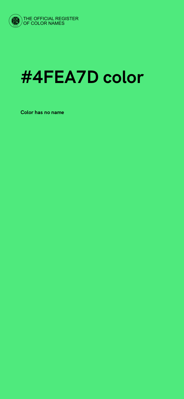 #4FEA7D color image