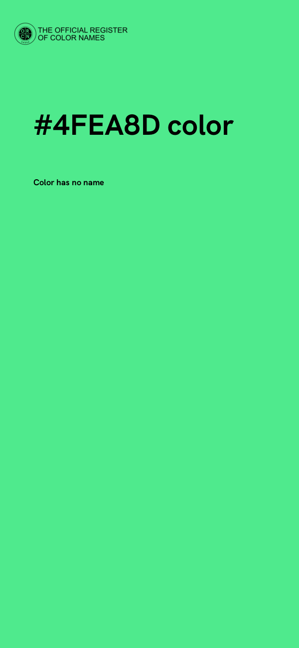 #4FEA8D color image