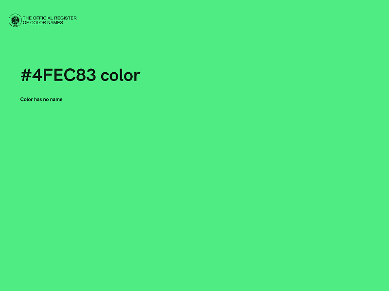 #4FEC83 color image