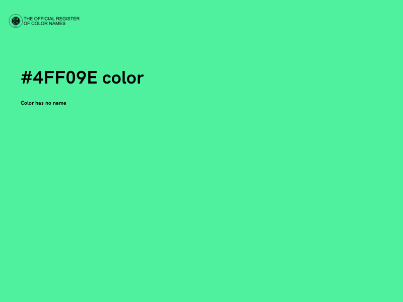 #4FF09E color image