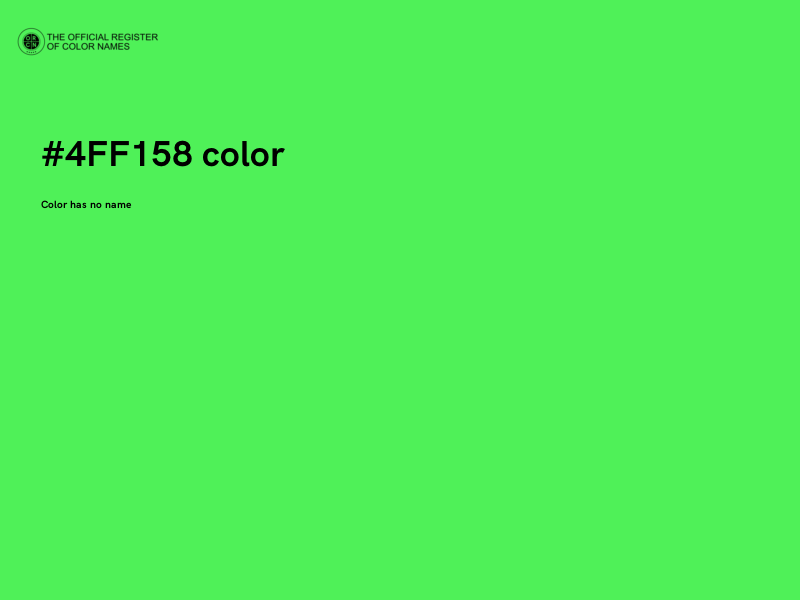 #4FF158 color image