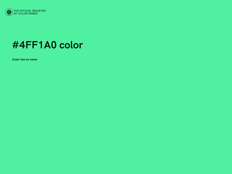 #4FF1A0 color image