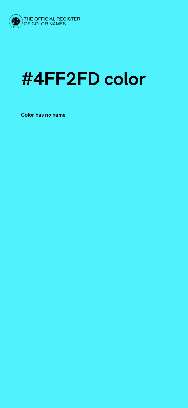 #4FF2FD color image