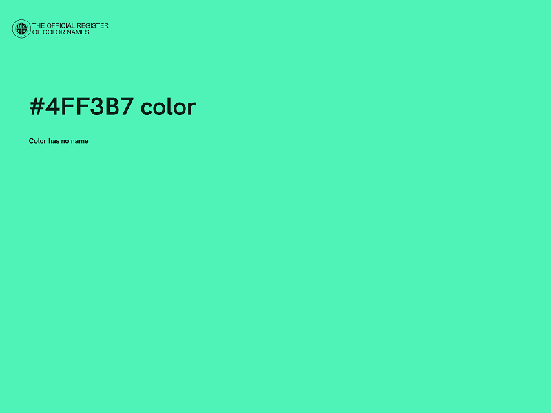 #4FF3B7 color image