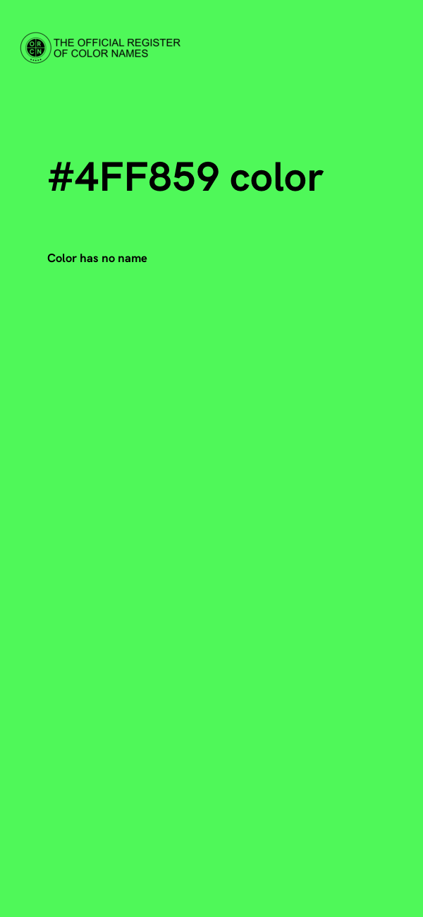 #4FF859 color image