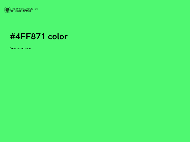 #4FF871 color image