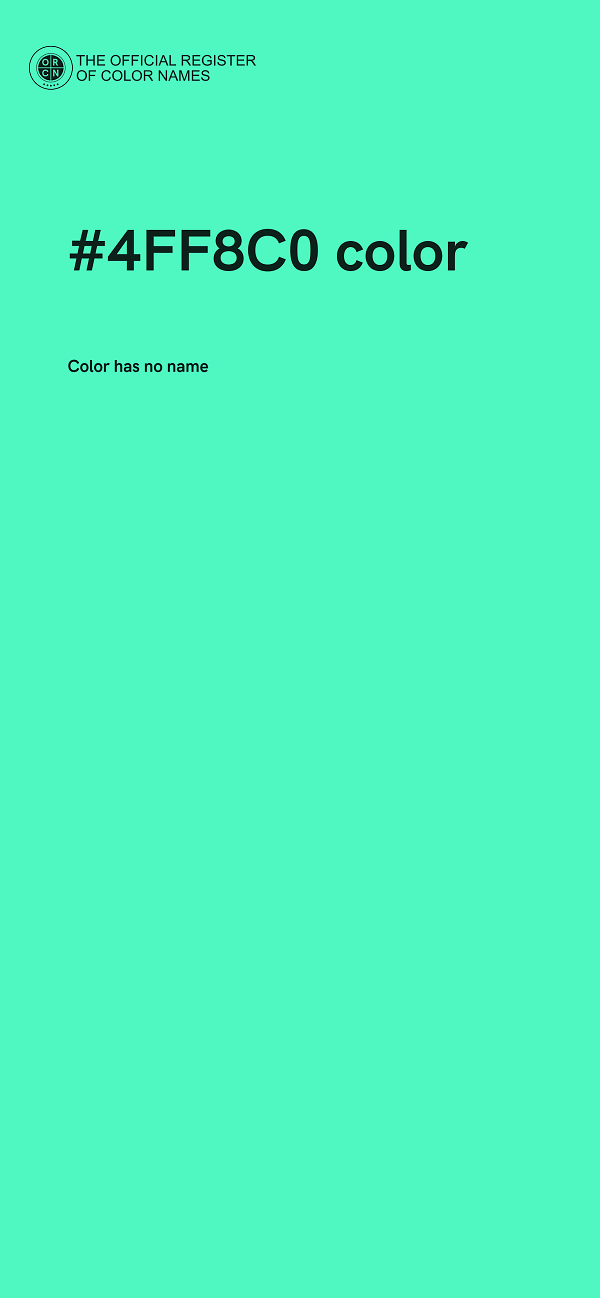 #4FF8C0 color image