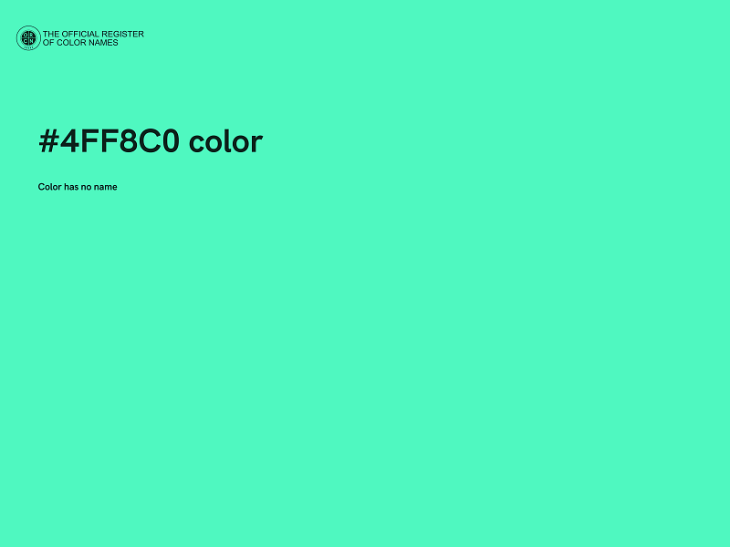 #4FF8C0 color image