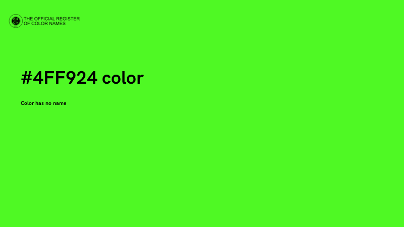 #4FF924 color image