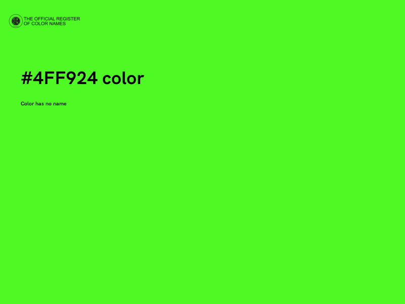 #4FF924 color image