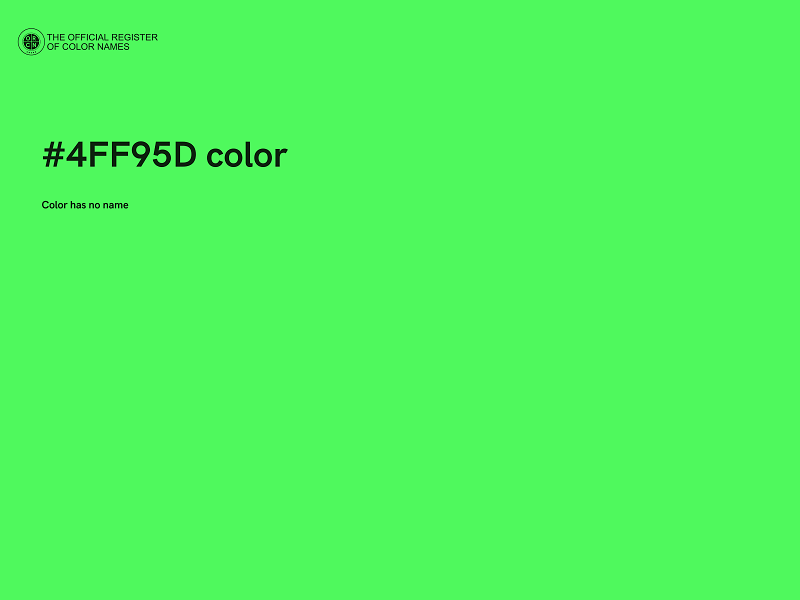 #4FF95D color image