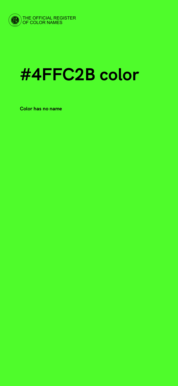 #4FFC2B color image