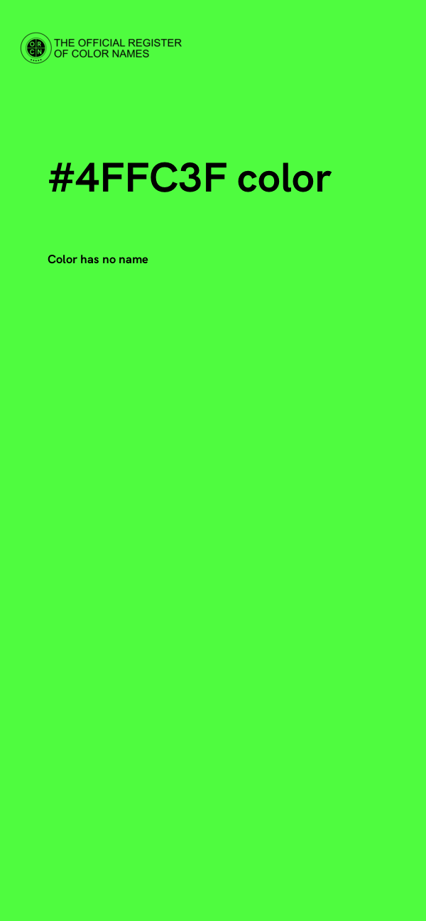 #4FFC3F color image