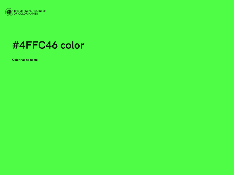 #4FFC46 color image