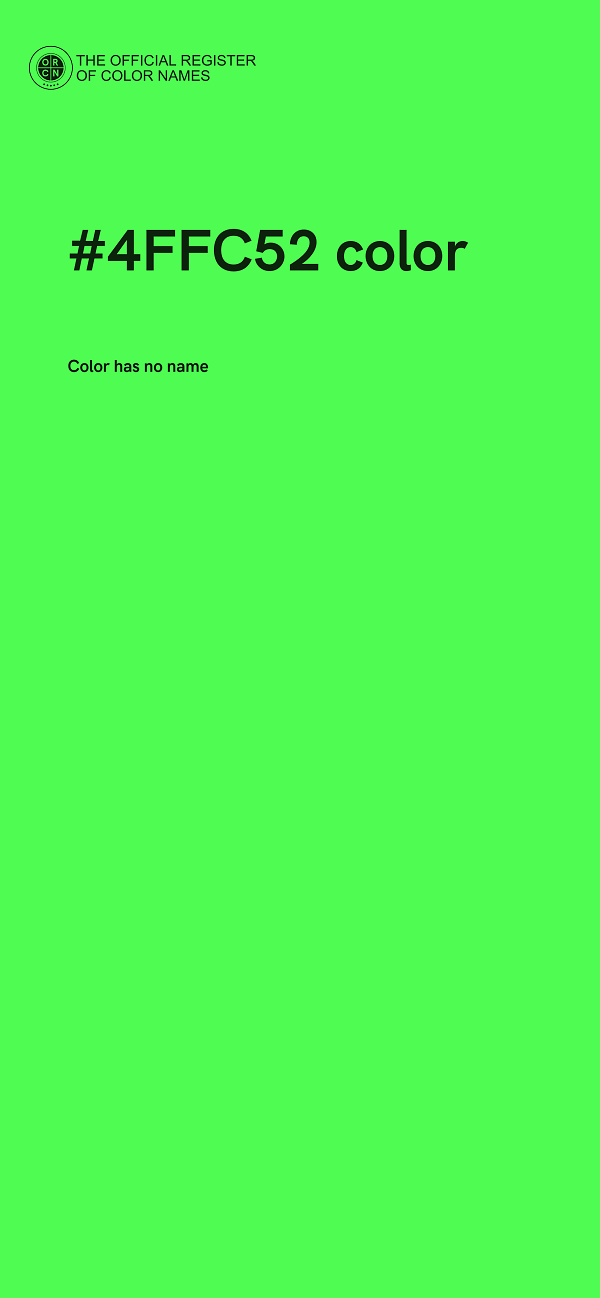 #4FFC52 color image