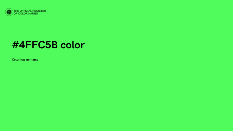#4FFC5B color image