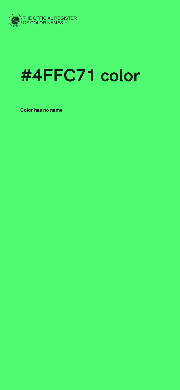 #4FFC71 color image